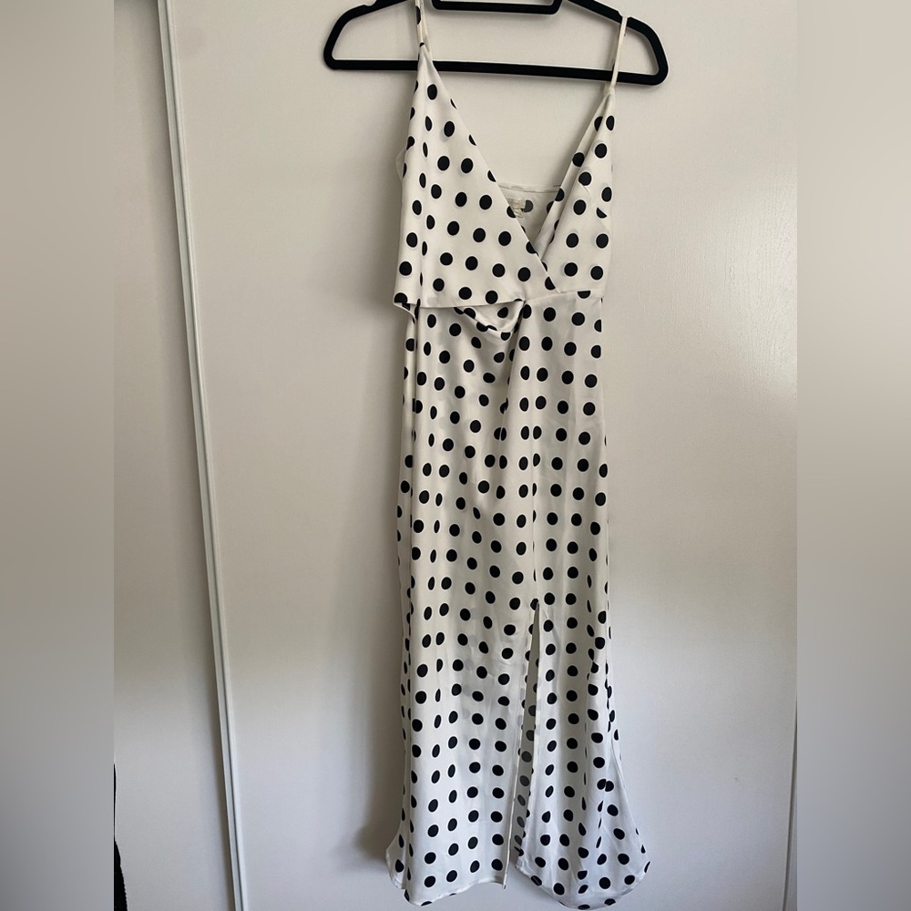 Urban Outfitters Polka Dot Silky Dress